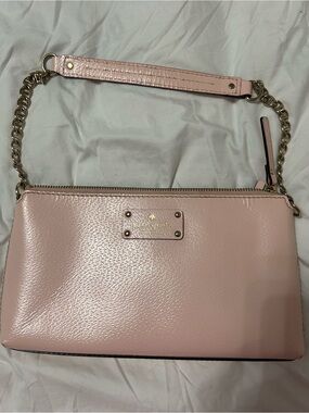 Kate Spade Pink Leather Chain-Handle Shoulder Bag